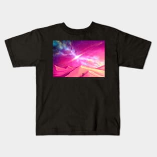 Starlit desert Kids T-Shirt